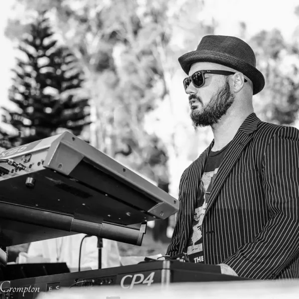 Bobby Black and White rock Look Poway Park